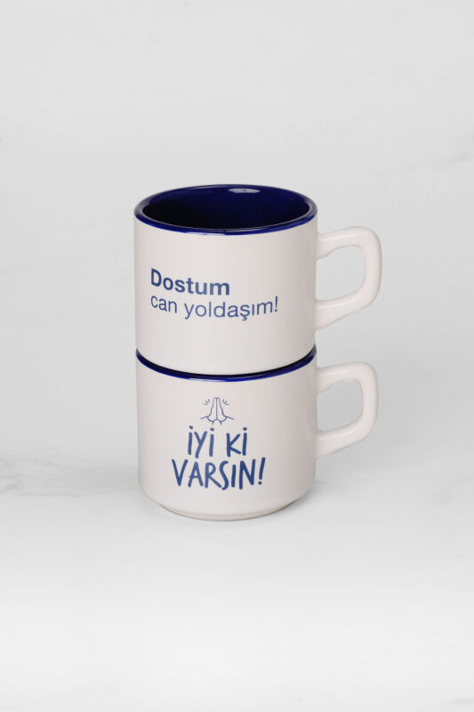 Dostum Can Yoldaşım Kupa - Lacivert - 3