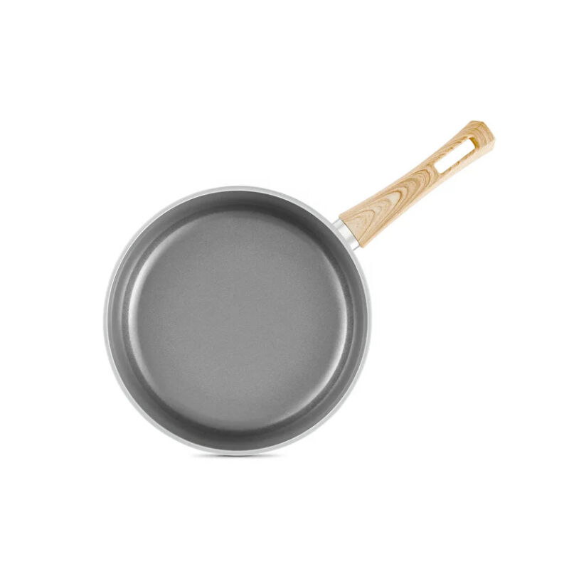 Karaca x Refika Birgül Swiss Crystal Induction Frying Pan 26 Cm Creamy, Non-Toxic Oil-Free Cookware, No PFAS, No Harmful Chemicals, Dishwasher Safe Non-Stick Pan - 1